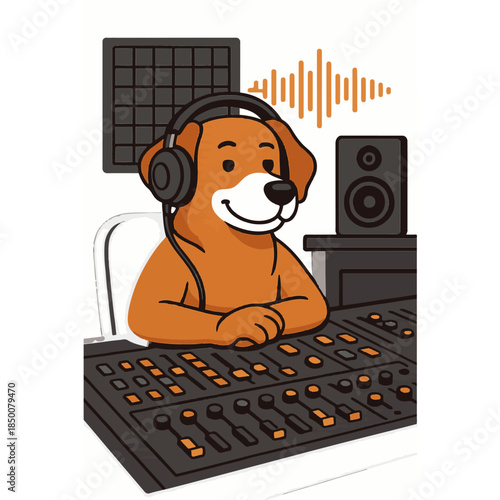 Music Producer Dog