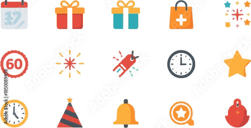 Celebration and Event Icons Set