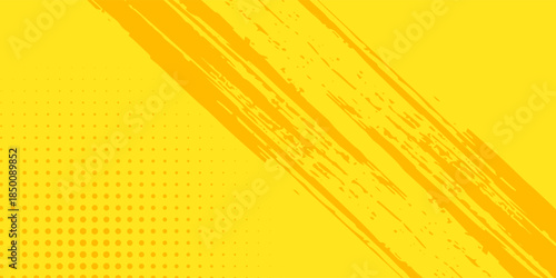 Picture Retro comic yellow background raster gradient halftone  stock vector art