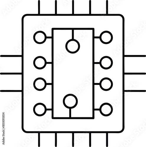 Circuit Board Technology Texture