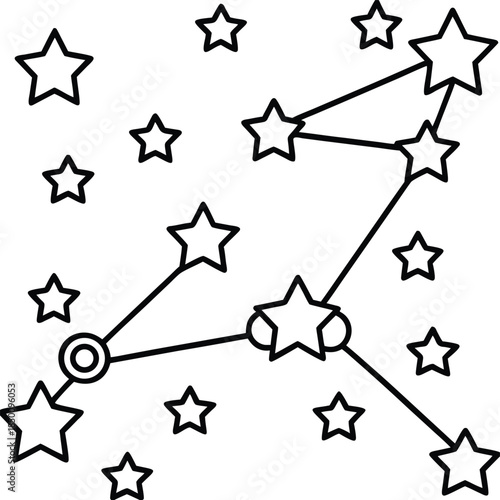 Starry Night Sky Background