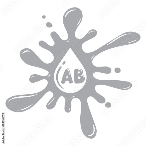 Blood Type AB Symbol