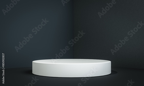 Black and White Minimal Studio Background for Products (Made with Dimension)