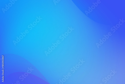 Soft blue color fluid abstract background with blend shapes