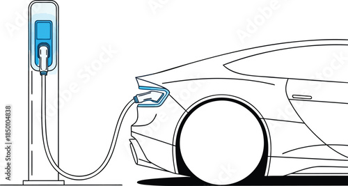 Electric Car Charging Station Concept