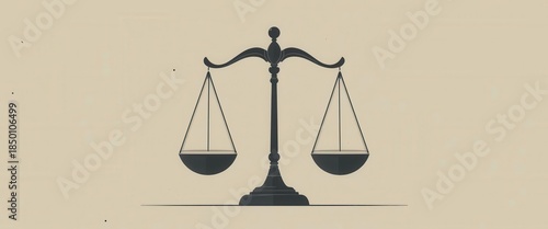 Scales of justice. Symbol of law and justice. Vector illustration Generative AI Scales of justice. Symbol of law and justice.