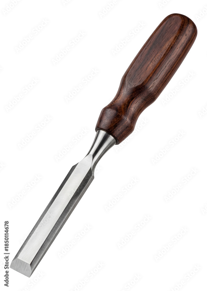 Obraz premium Short-blade chisel for detailed work in fine cabinetry.