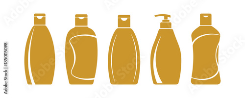 shampoo icon vector design template that's both simple and modern
