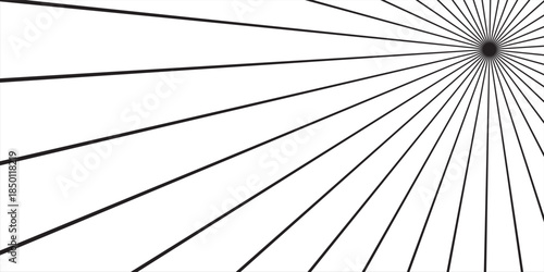 Comic speed lines background. Cartoon book explosion background. Superhero radial line pattern frame. Manga or anime sunburst wallpaper. Vector impact backdrop. Pop art flash beams or rays effect