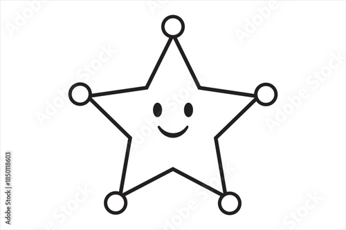 Happy star shape