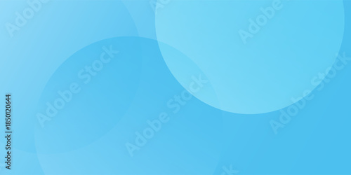 Abstract geometric circles gradient soft blue light bokeh graphic background