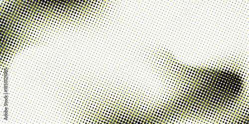 Black-white gradient halftone dots background. Pop art in vector illustration for your creative design .eps10