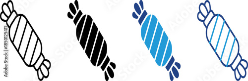 The icon of candy and treats is often associated with holidays and parties.