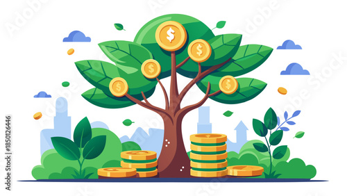 Bankruptcy Warning Board with Stressed Business Owner Illustration