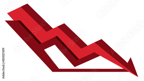 Modern business finance concept illustration showing market trends, strategy planning and economic g