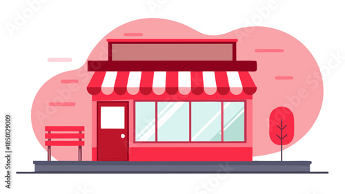 Modern business finance concept illustration showing market trends, strategy planning and economic g