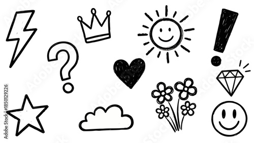 Graphic Design and Creativity Line Icon Set. Designer, 2026, Colors, Inspiration stock illustration
Icon Symbol, Design, NEW YEARS Graphic, Creativity, Creative Occupation