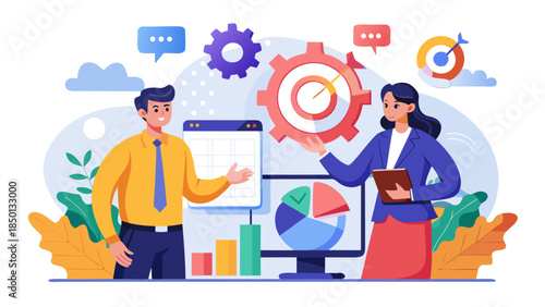 Executive Leadership Explaining Company Growth Metrics