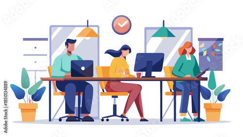 Professional business growth and finance concept illustration variation number 1