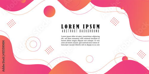 Background design pink, orange color theme in vector . geometric shape baground . Suit for bussines, banners