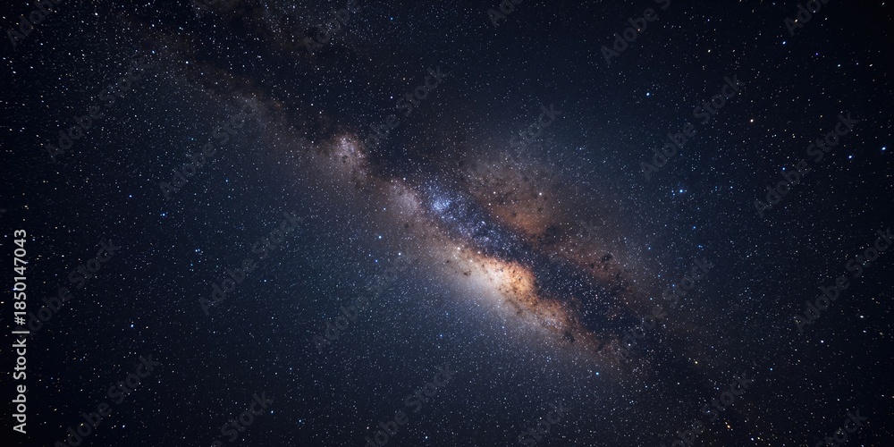 Fototapeta premium Vast star field background in high definition, ideal for space-themed UI layouts