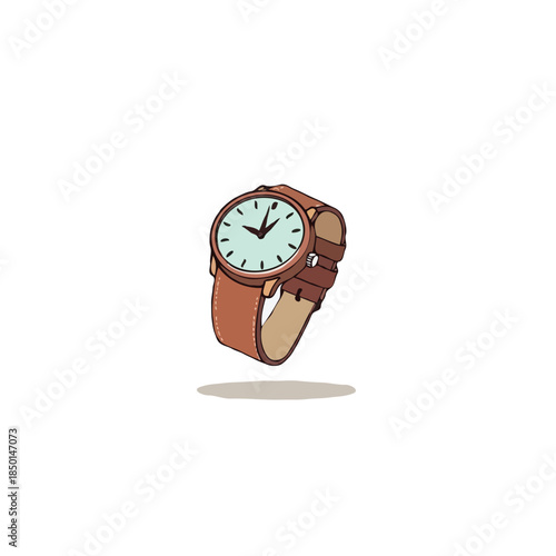 Classic timekeeper illustration showcasing meticulous design with intricate details representing