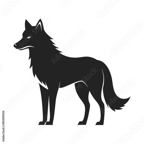 Minimal animal silhouette vector design collection element 7