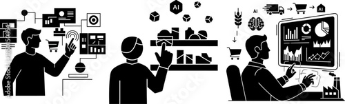 AI- Powered Retail and E-commerce Data Management and Analysis artificial intelligence online shopping