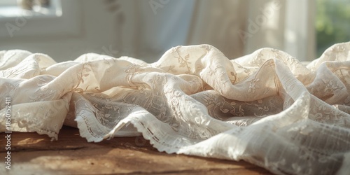 Wallpaper Mural Linen textile illuminated with studio light serving as a neutral backdrop for editorial layouts Torontodigital.ca