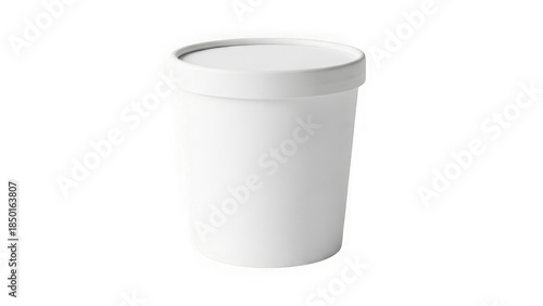 Wallpaper Mural White plastic bucket with handle isolated on transparent background Torontodigital.ca
