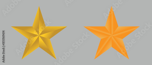 Golden Stars in the Sky: Two radiant, five-pointed stars gleam against a soft backdrop, embodying concepts of excellence, achievement, and aspiration.