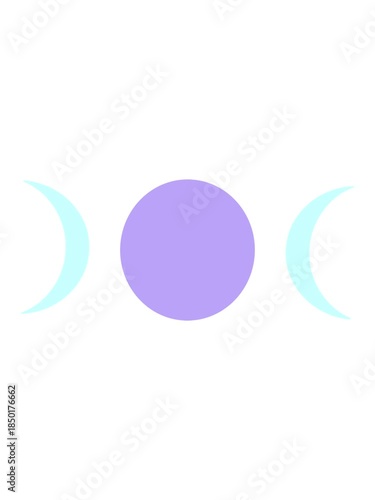 jiggle motion animation of moon phase symbol