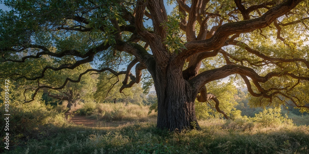 Obraz premium Native South African trees and terrain, illustrating ecological diversity