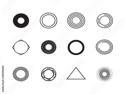 Variety of o ring seals and gaskets in different designs and materials