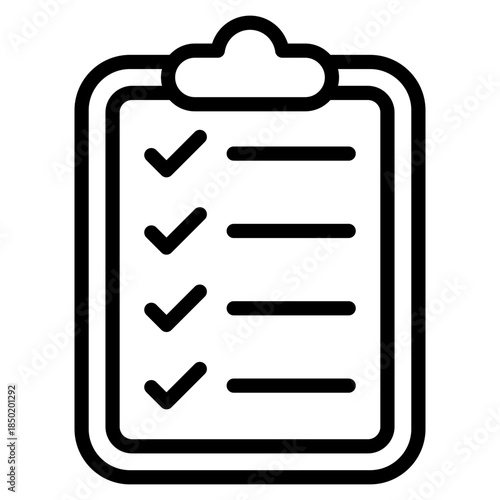 Task Checklist Icon Element For Design