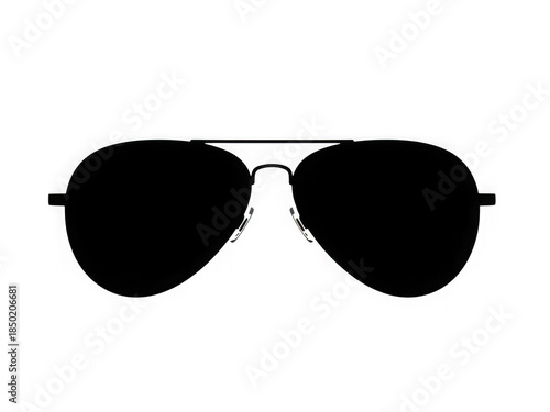Stylish aviator sunglasses isolated on transparent background, png