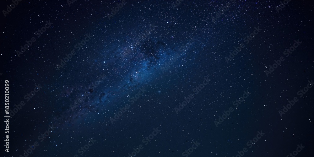 Fototapeta premium Starry sky and constellation scene used in educational astronomy displays