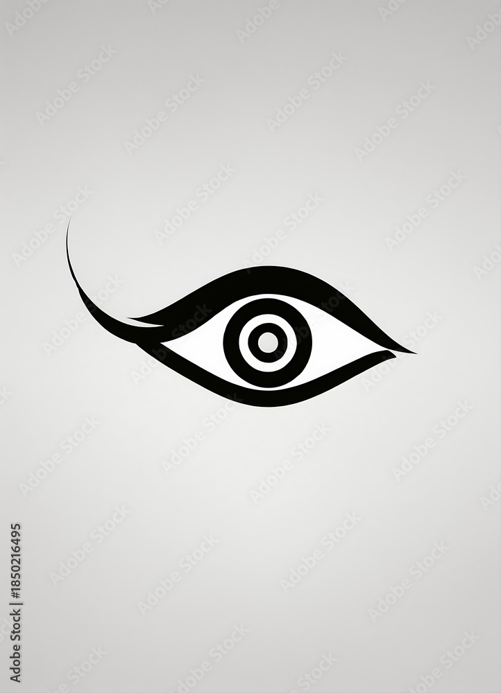 Obraz premium human eye vector illustration