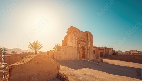 Ancient Diriyah ruins, stone structures highlighting archaeological exploration and conservation efforts