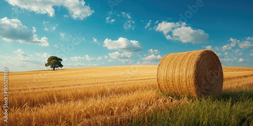Wallpaper Mural Farmers handling straw and plant materials for livestock nutrition, focusing on feed preparation Torontodigital.ca