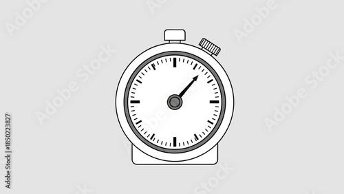 Stopwatch Timer Icon Illustration Design.