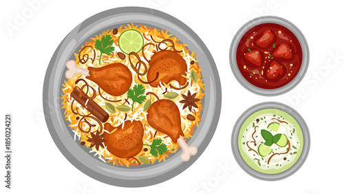 Delicious Italian pizza with crispy crust melted cheese and fresh toppings served on a modern plate