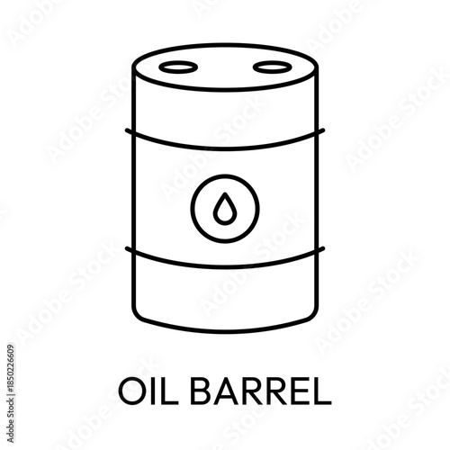 Oil Barrel Petroleum Energy Icon
