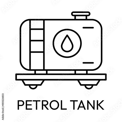 Petrol Fuel Tank Energy Icon