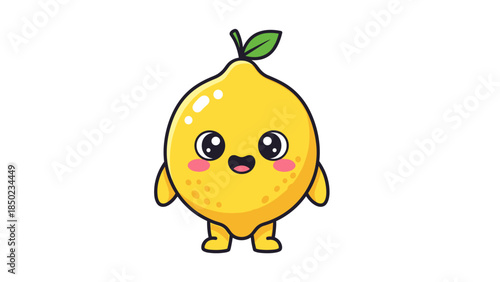 Adorable Lemon Character.