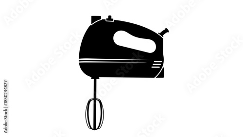 Black Stand Mixer Kitchen Appliance.