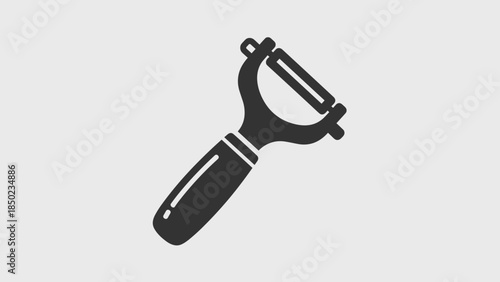 Black Vegetable Peeler Kitchen Tool.