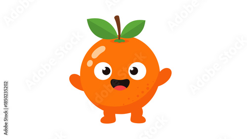 Cartoon Orange Character.