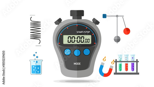 Science Equipment Illustration