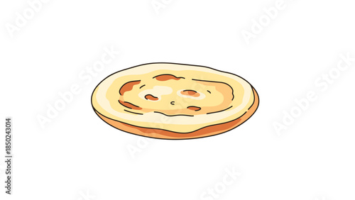 Close up of a freshly baked pizza with melted cheese and toppings